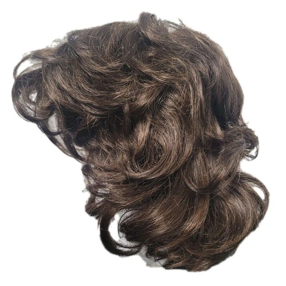 Paula Young Vienna Wig 8B Medium Brown Blend Layered Synthetic Short NWT - Picture 3 of 11